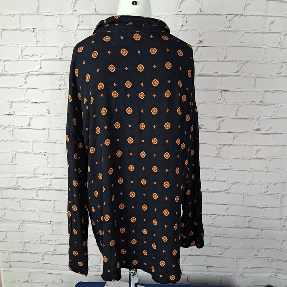 FREE People Intimately Medallion Print Button down shirt - Picture 8 of 12